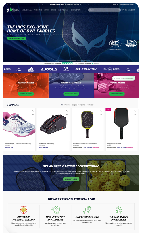 Pickleball.co.uk website
