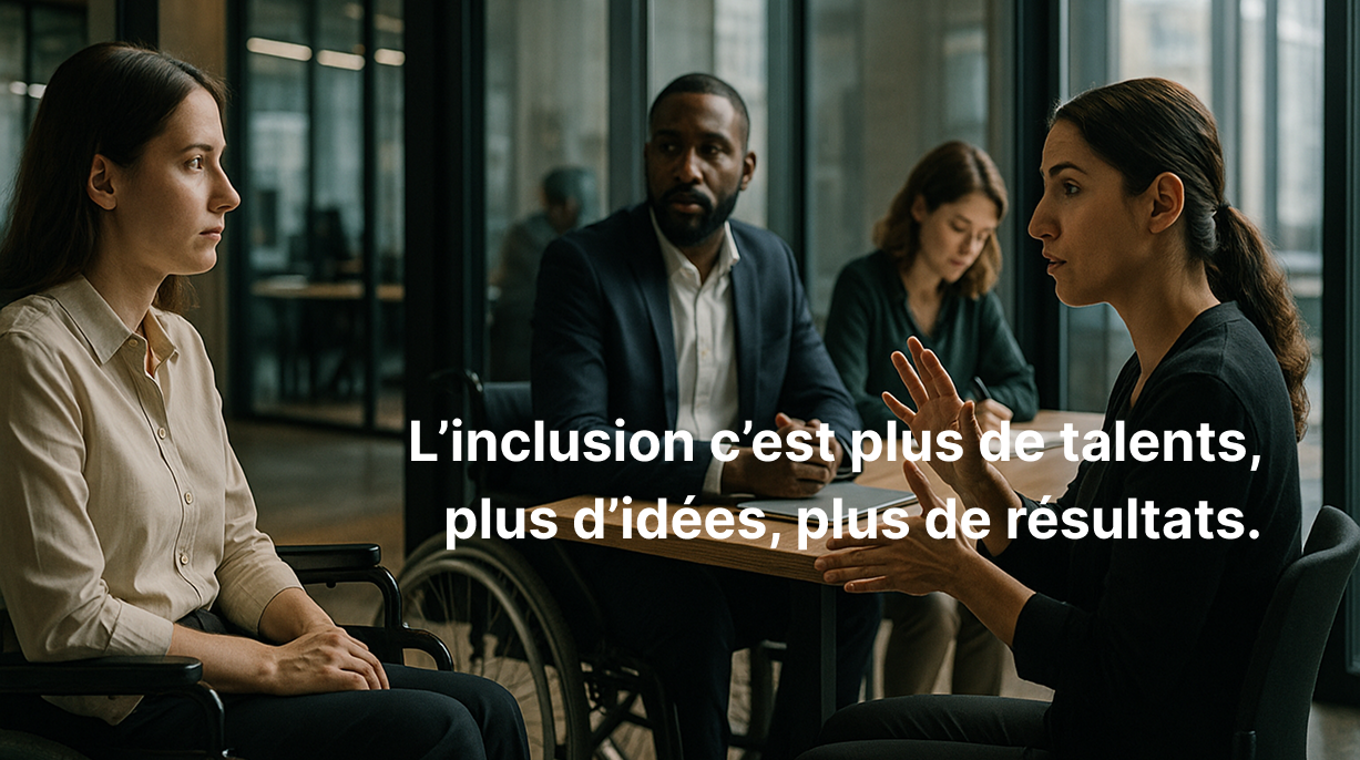 L'inclusion c'est plus de talents, plus d'idées, plus de résultats.