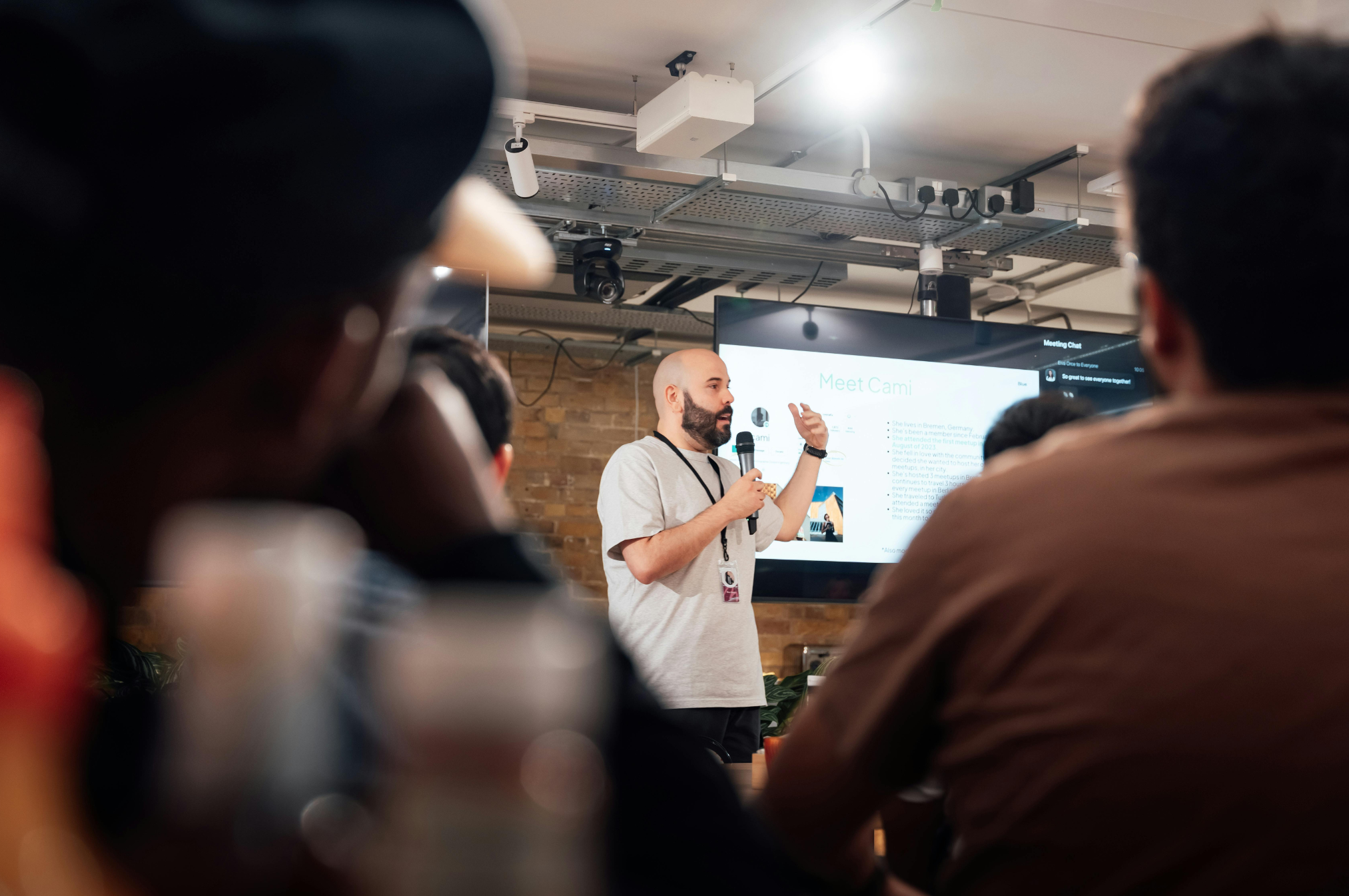 image of team discussion (for a hr tech)