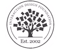 Logo of Interaction Design Foundation featuring a stylized tree with square leaves and the text 'Est. 2002'.