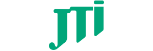 JTI company logo in green letters.