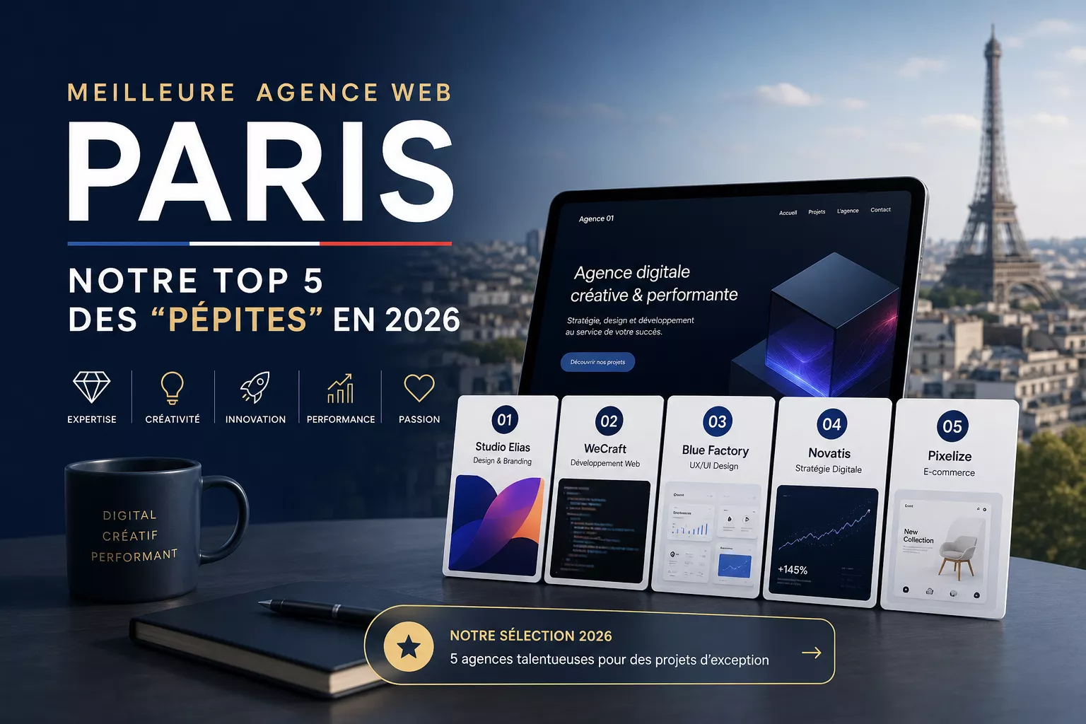 Meilleure agence web à Paris 2026
