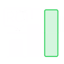 White bar chart with increasing bars and a speech bubble showing ROI on a black background.
