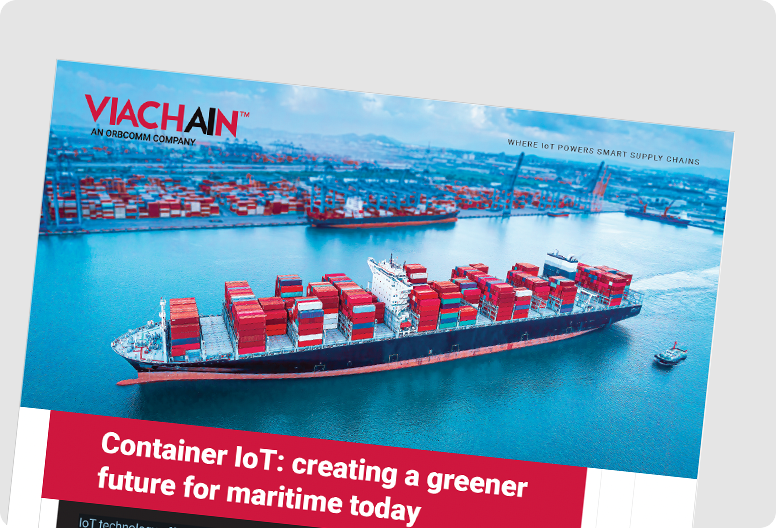 Container IoT: creating a greener future for maritime