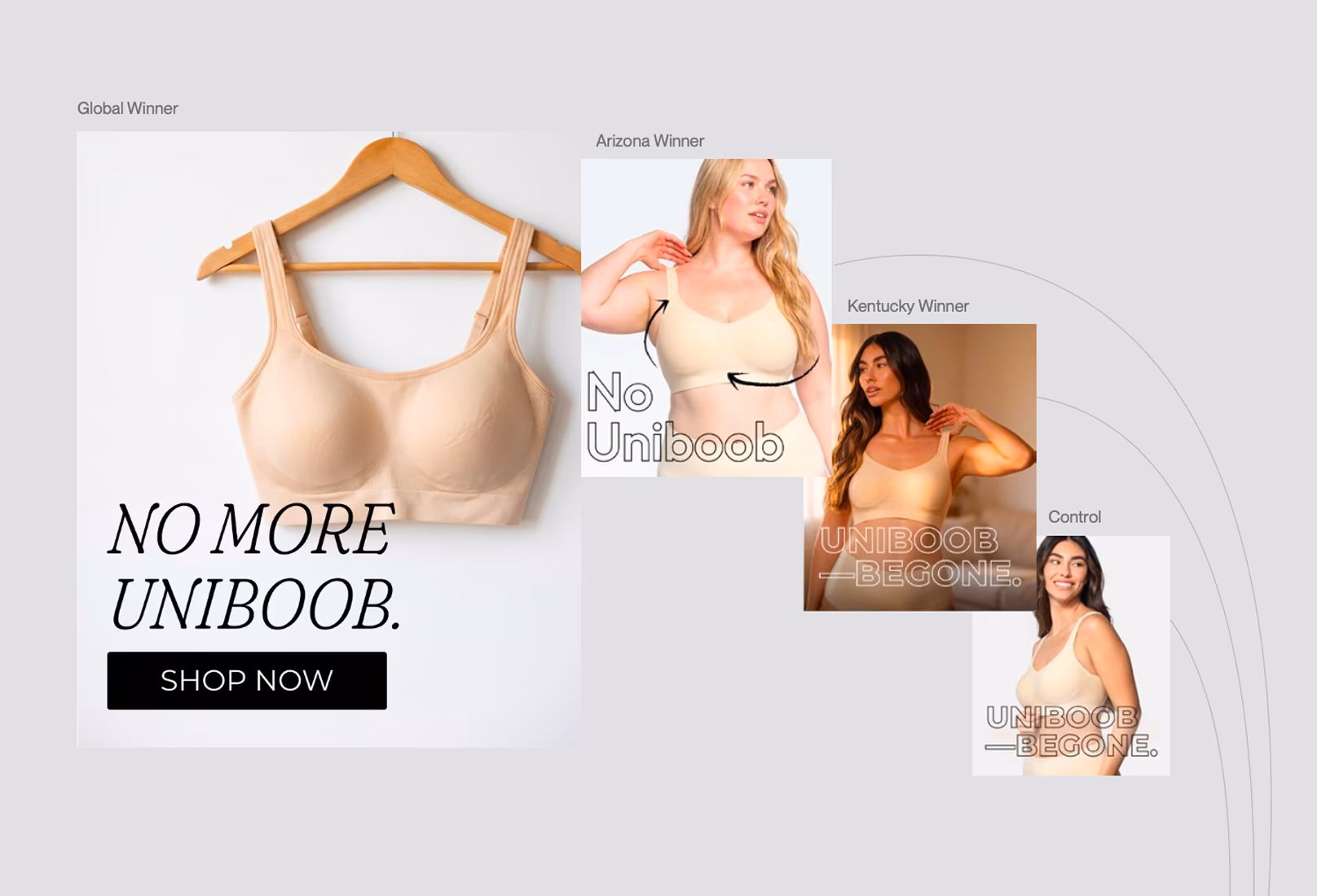 Geographically adaptive Underoutfit campaign example