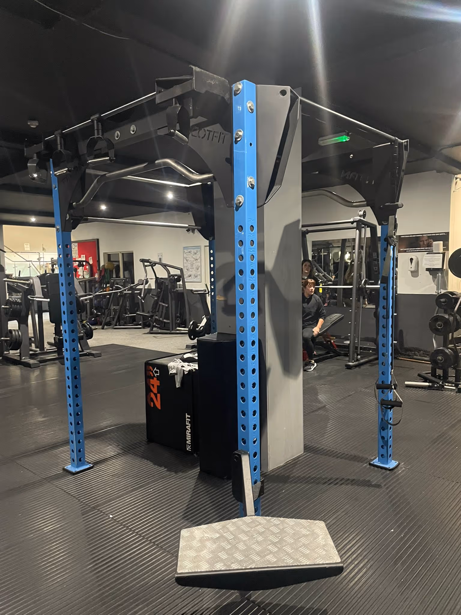 Functional training frame at Magee Health & Fitness gym in Belfast