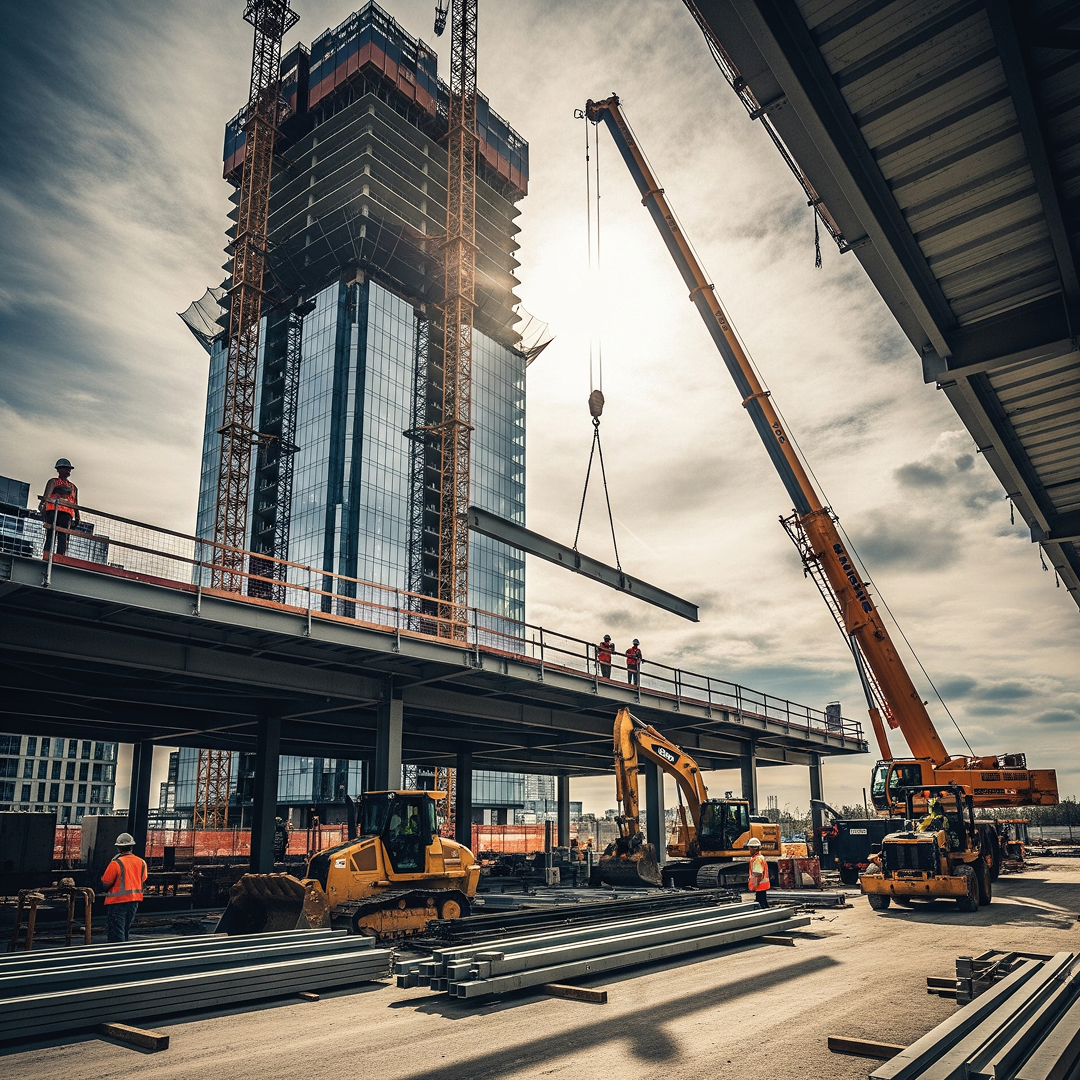 image depicting employees collaborating (for a manufacturing plant)