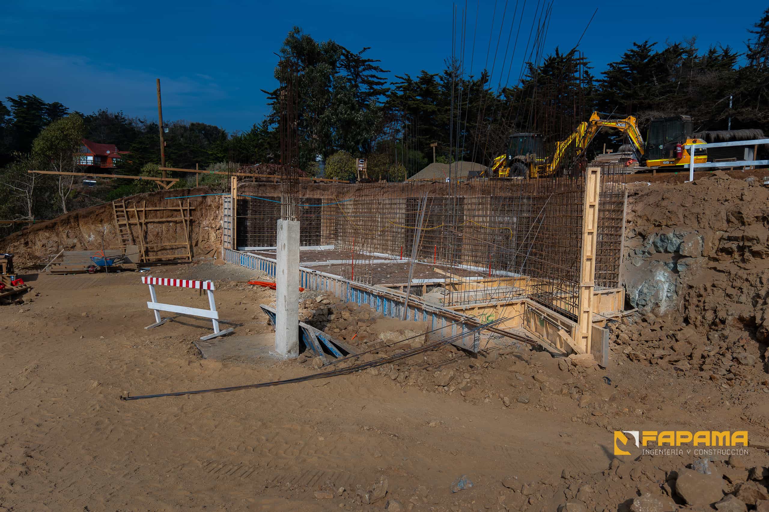 [background image] image of construction site with crane (for a construction company)