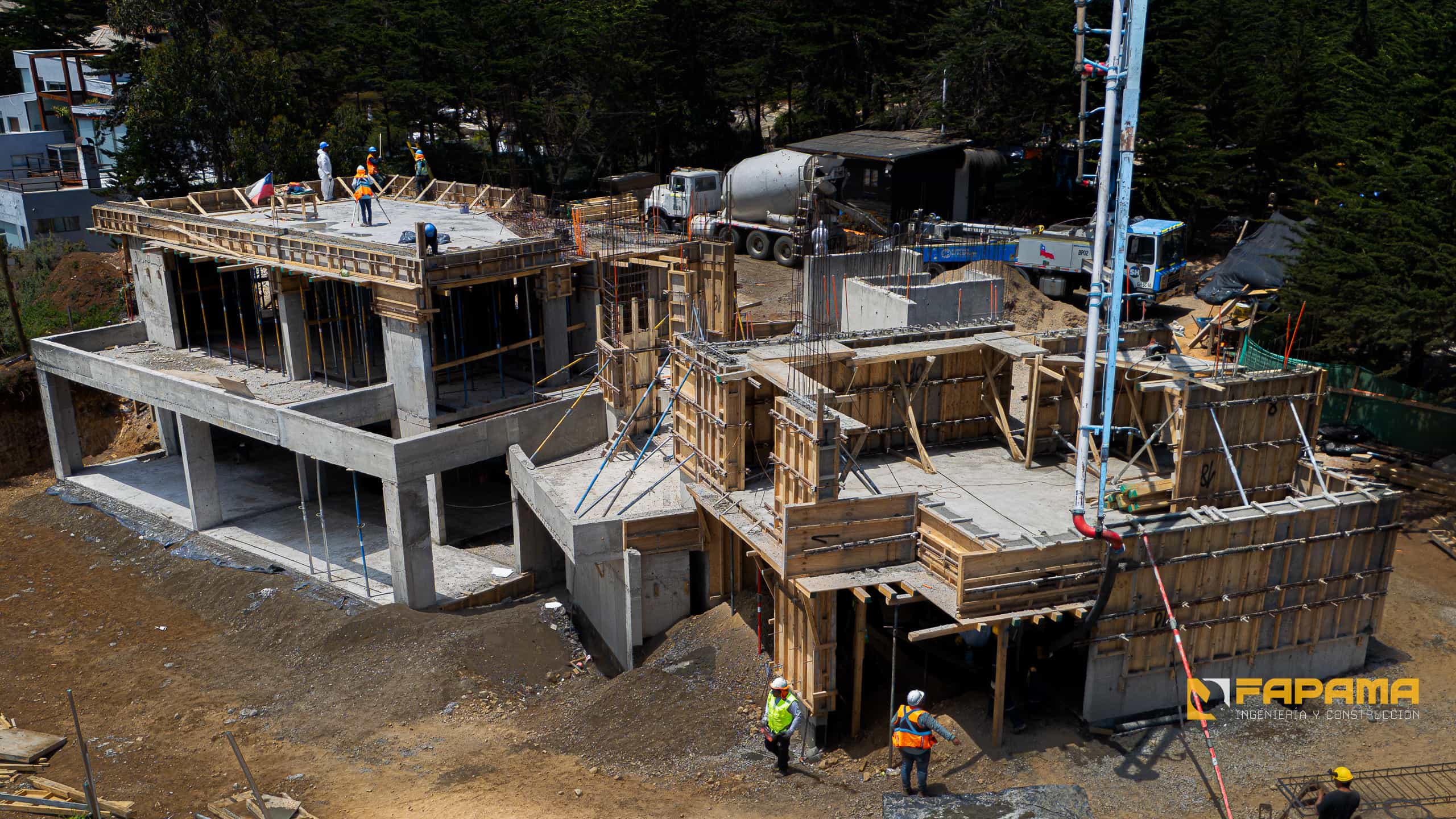[background image] image of construction site with crane (for a construction company)