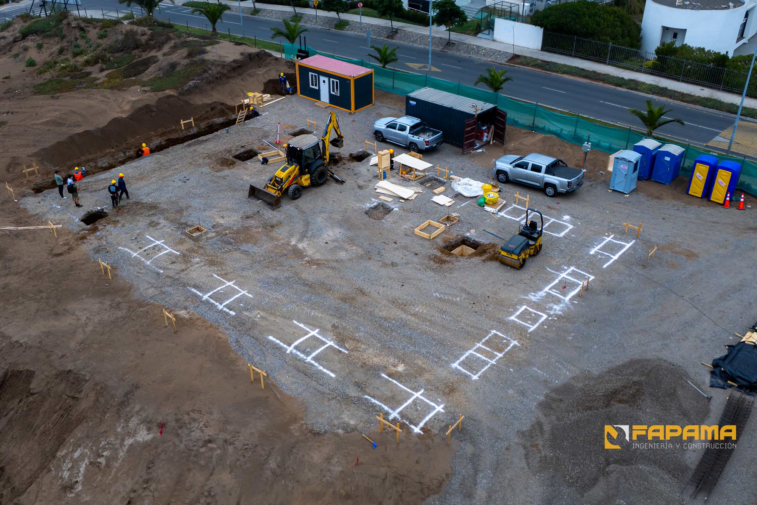 [background image] image of construction site with crane (for a construction company)