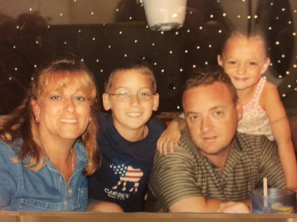 Image of Emma's family and late father