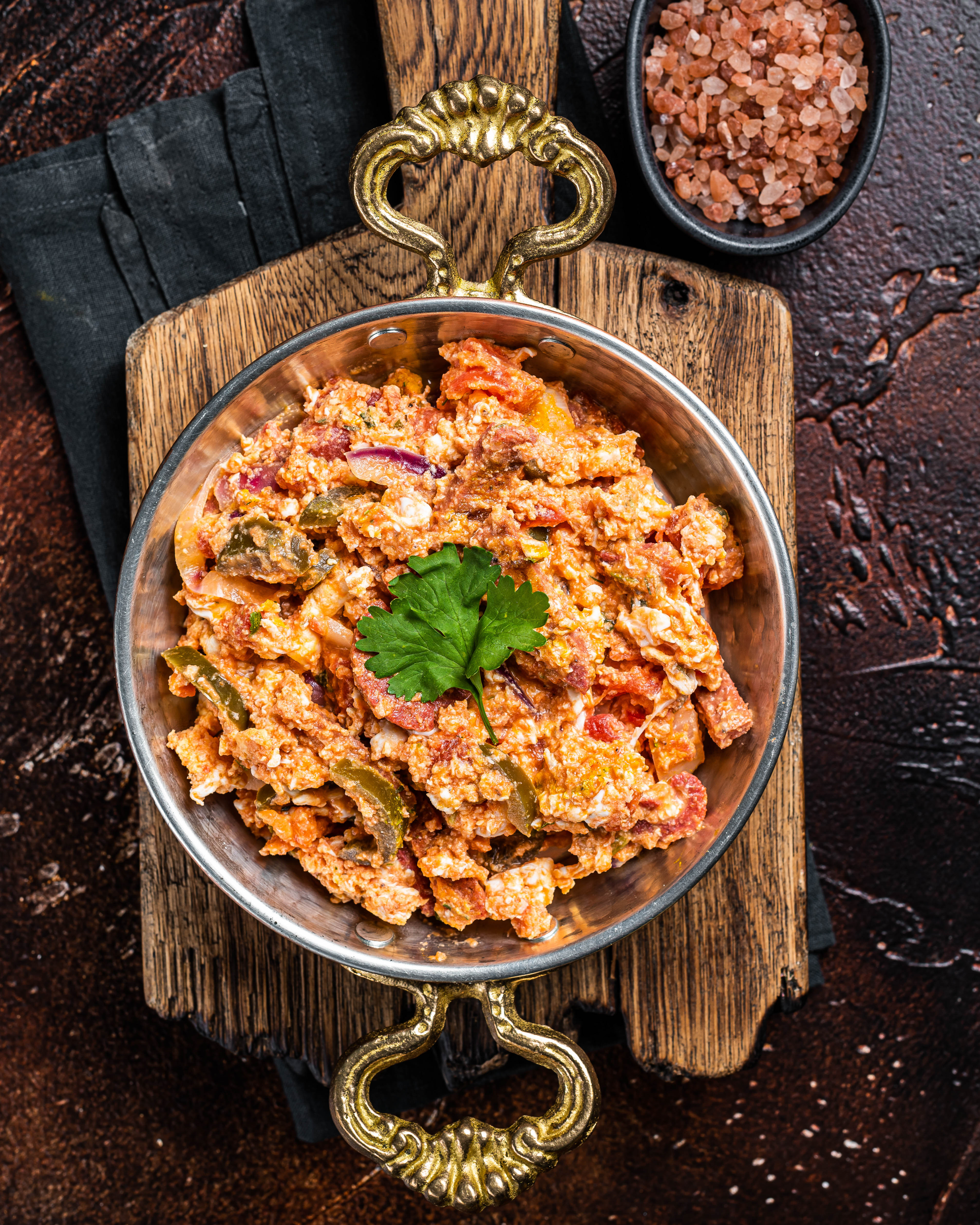 Spicy coleslaw with ketchup