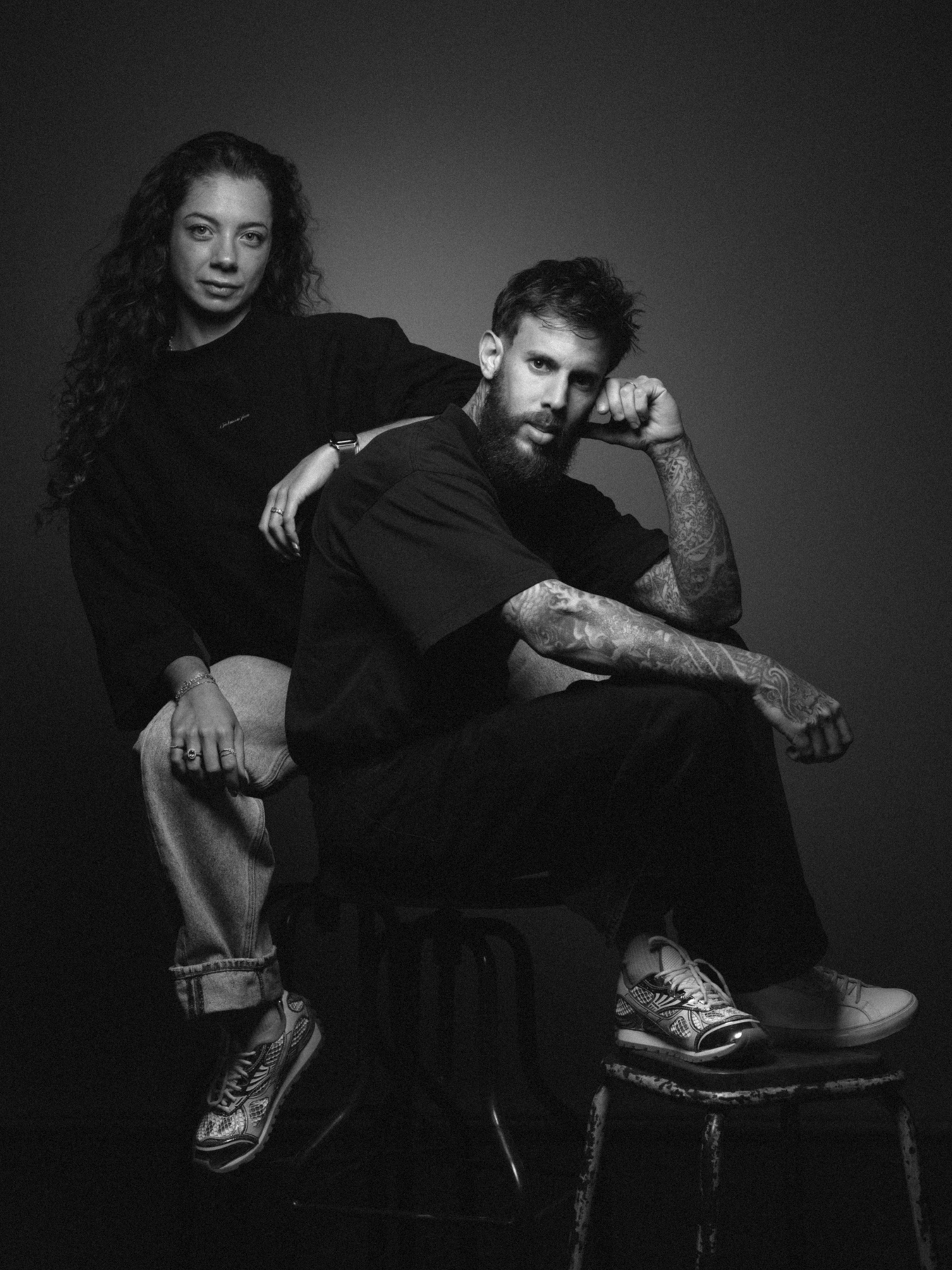 Jérémy and Maëlle Loreau, fitness coaches for women.