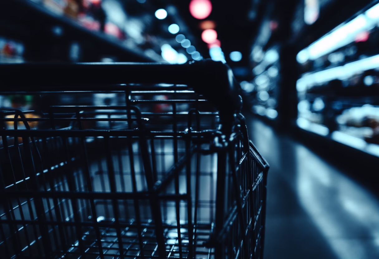image of grocery shopping cart