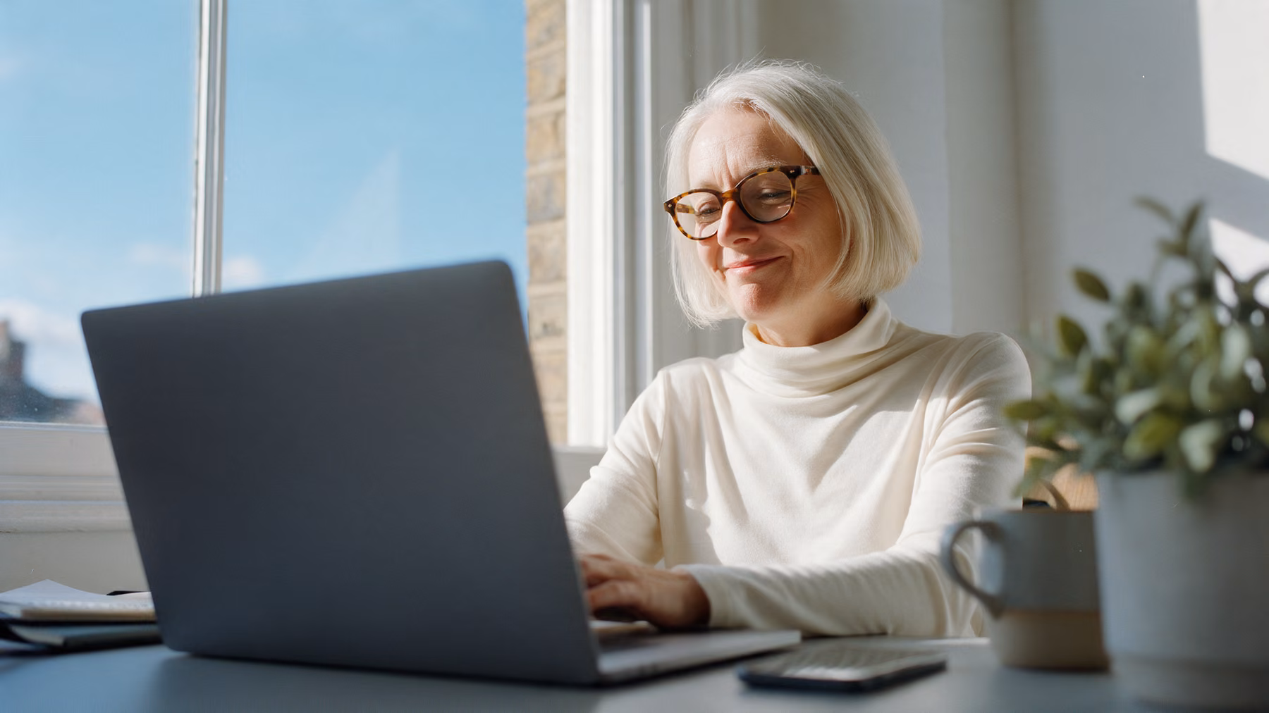 We connect remotely