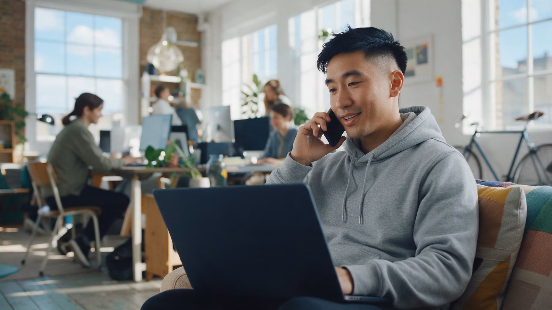 You call or email