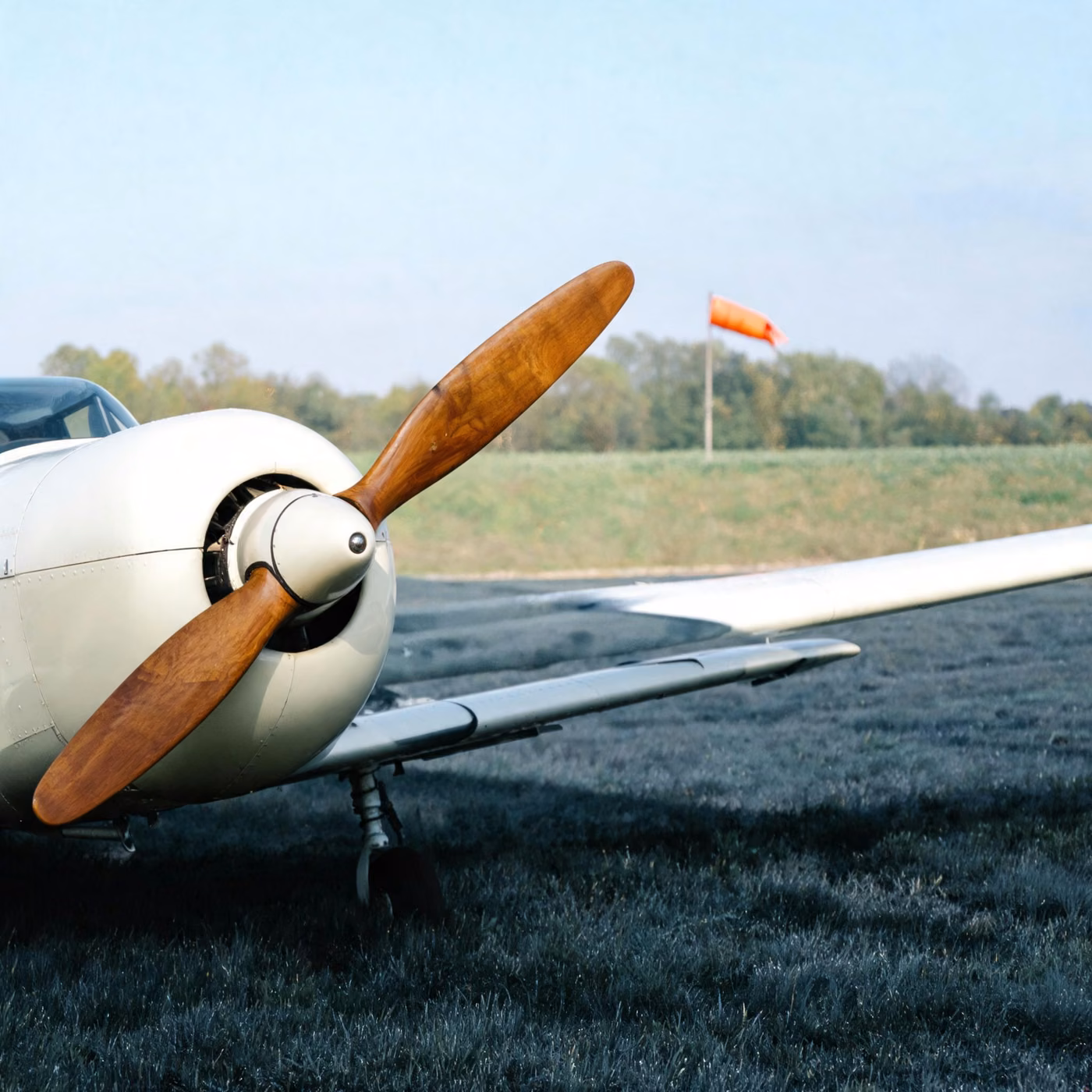 IT support Maidenhead: a vintage aircraft propeller at White Waltham airfield