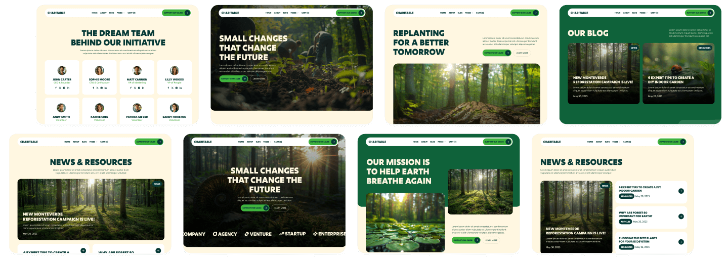 Charitable - Buy Now On Webflow - Nonprofit Webflow Template