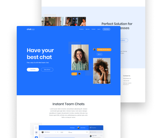 A mockup of a project