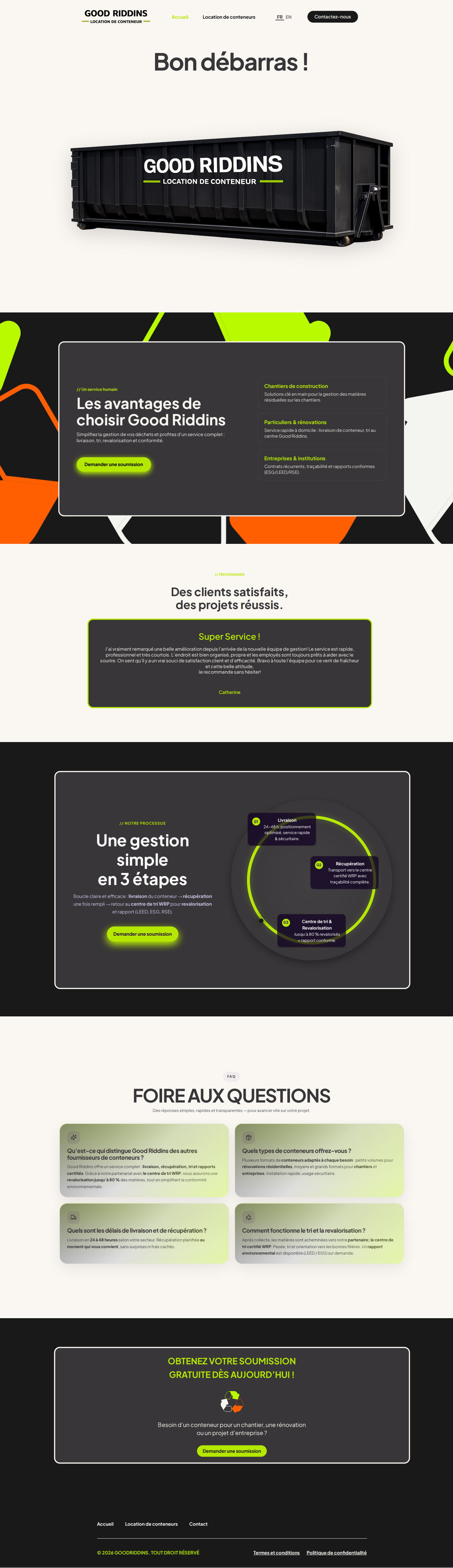 A screenshot of web page