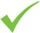 Green check mark symbol indicating confirmation or correctness.