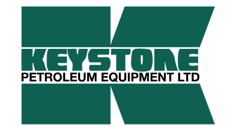 Keystone logo with a stylized letter K in dark green.
