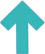 Blue upward-pointing arrow.