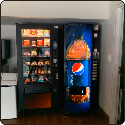 Distributeur automatique de collations en milieu de travail