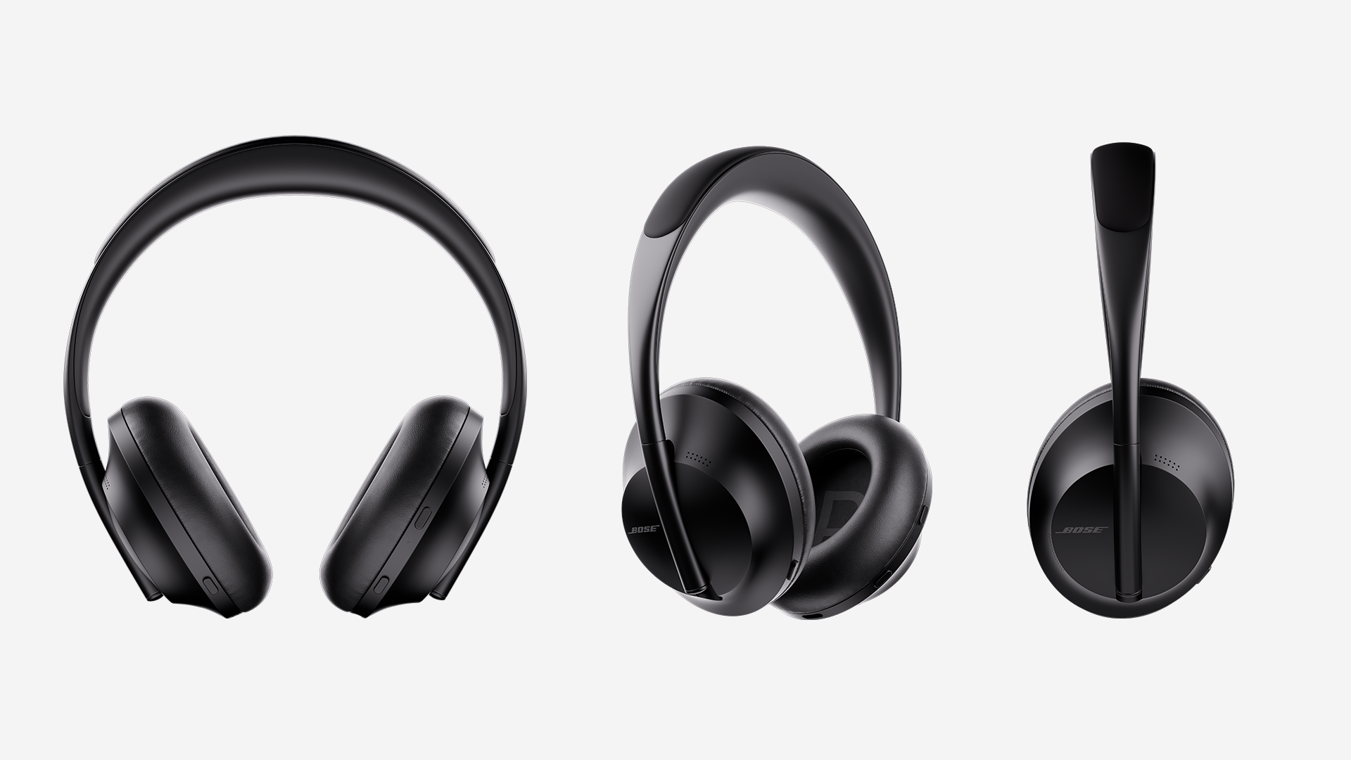 Pack de 3 rendus 3D packshot 3D d'un casque sans fil bose