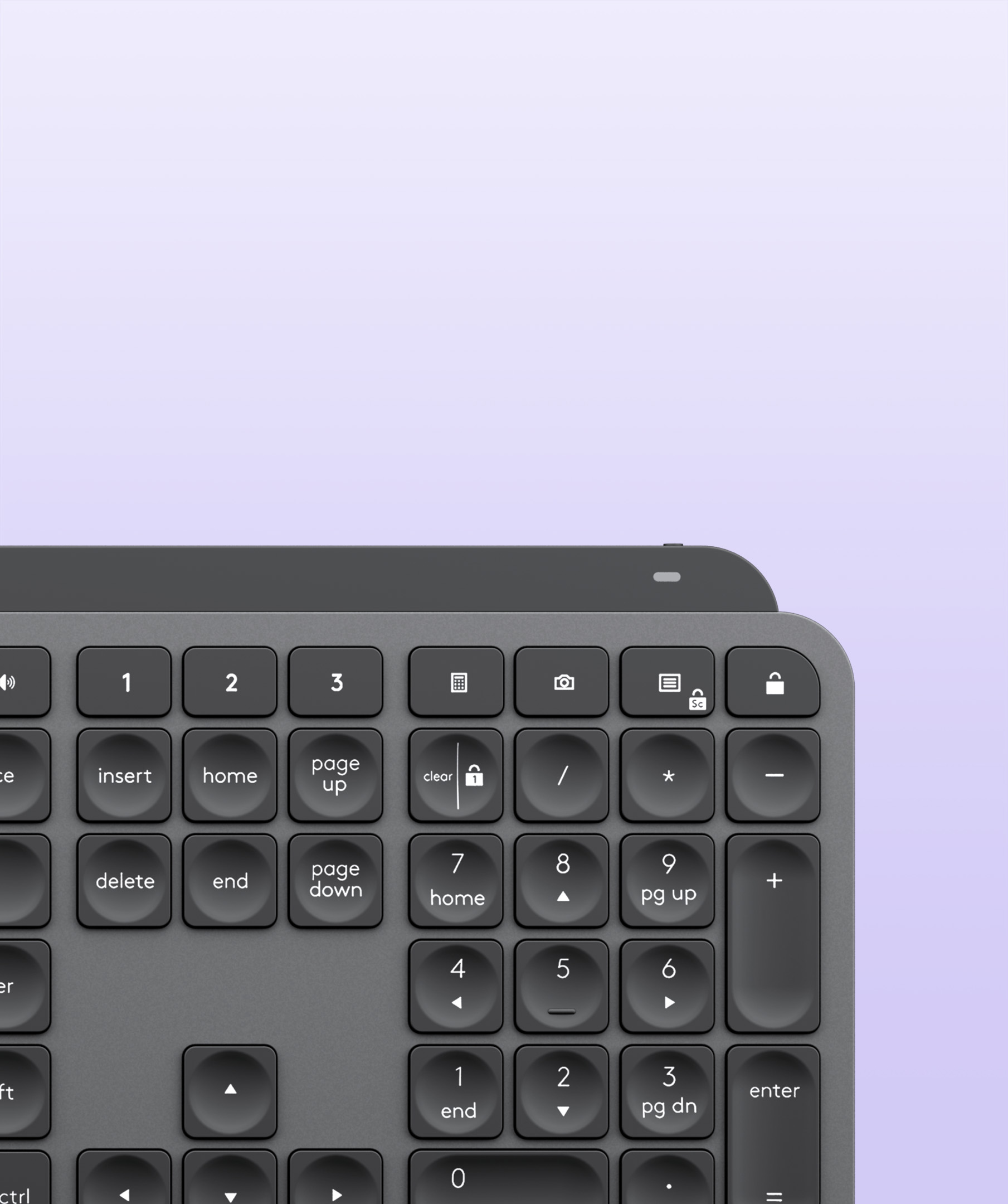Rendu 3D d'un clavier d'ordinateur