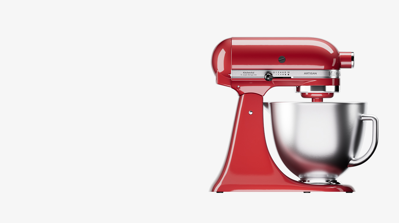 Image 3D d'un robot pâtissier KitchenAid