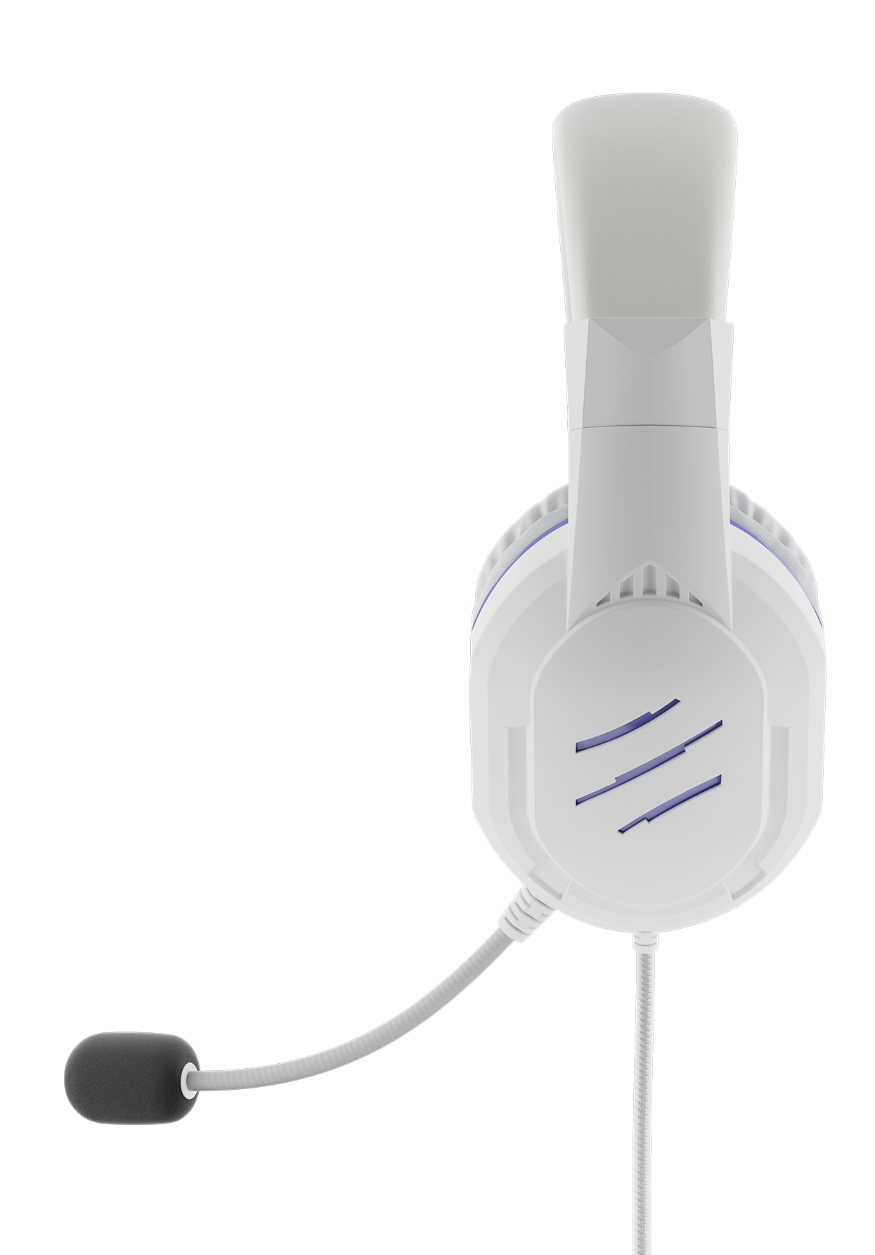 vue latérale d'un casque audio gamer