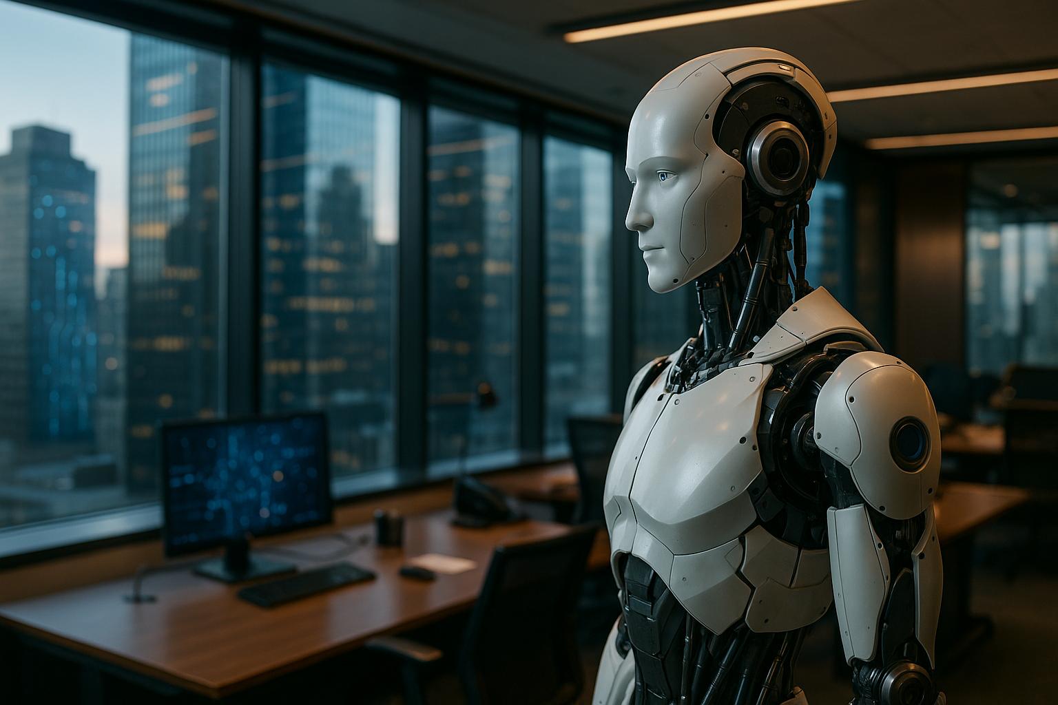 A digital bridge connecting 'Strategy' and 'Execution' platforms, with data flowing, symbolizing how iForAI closes the AI execution gap for businesses.