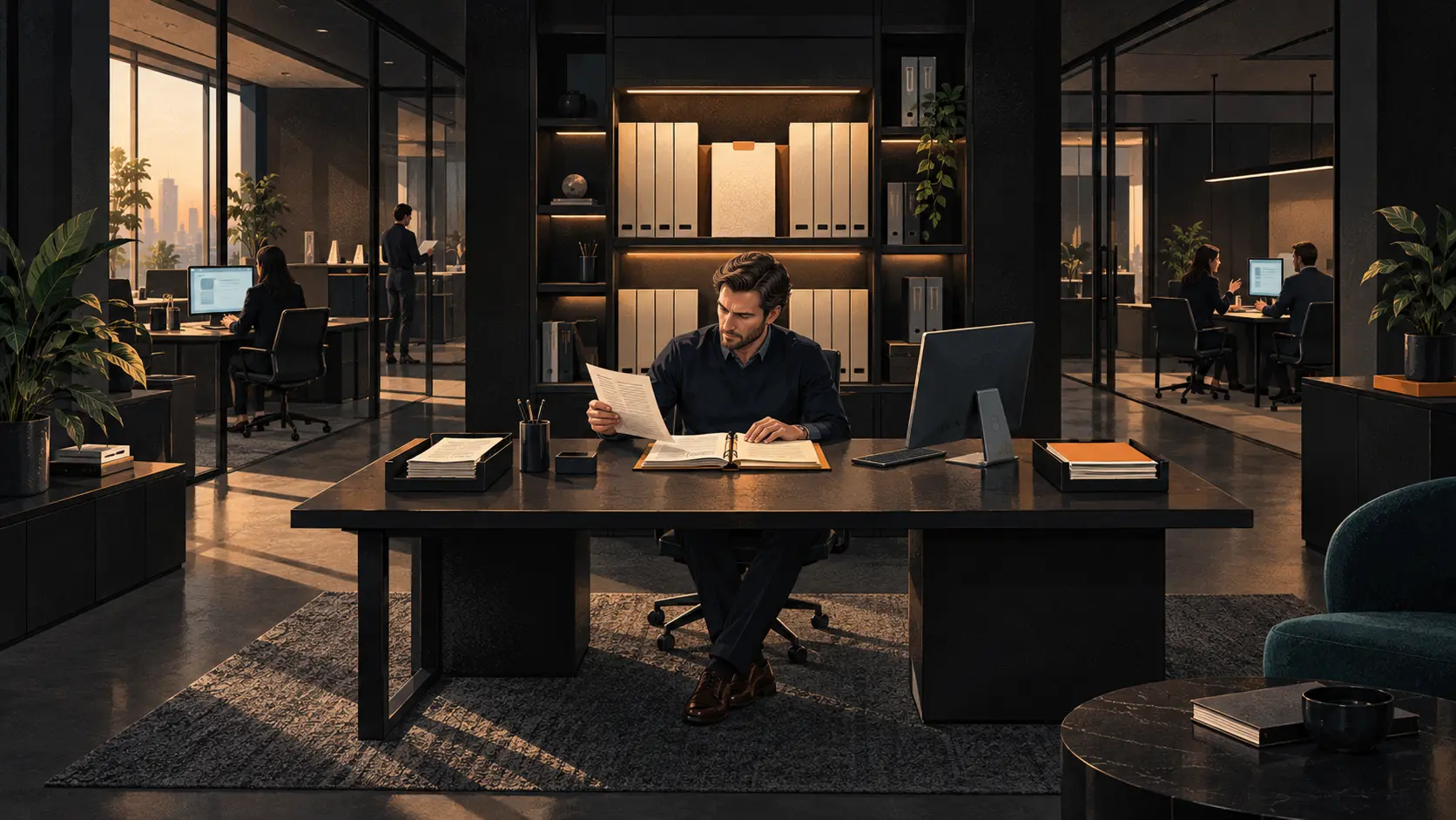 Business domain owner reviewing a flagged record against a trusted reference document.
