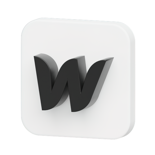 3D Webflow icon