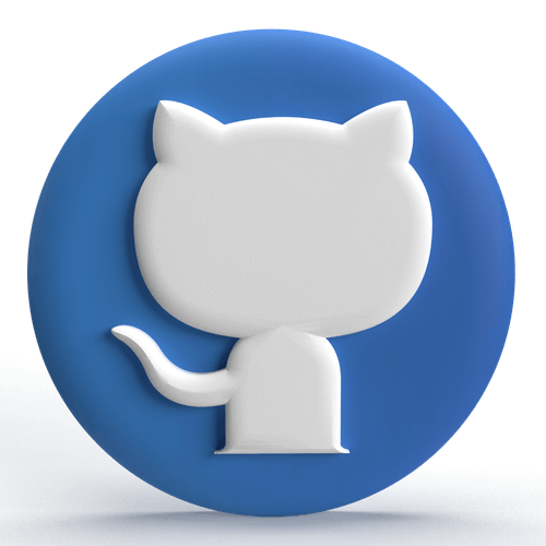 3D Github icon