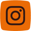 Orange instagram icon