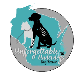 Unforgettable Underdogs Dog Rescue Logo