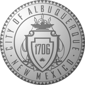 Seal of the City of Albuquerque, New Mexico with the year 1706 displayed.
