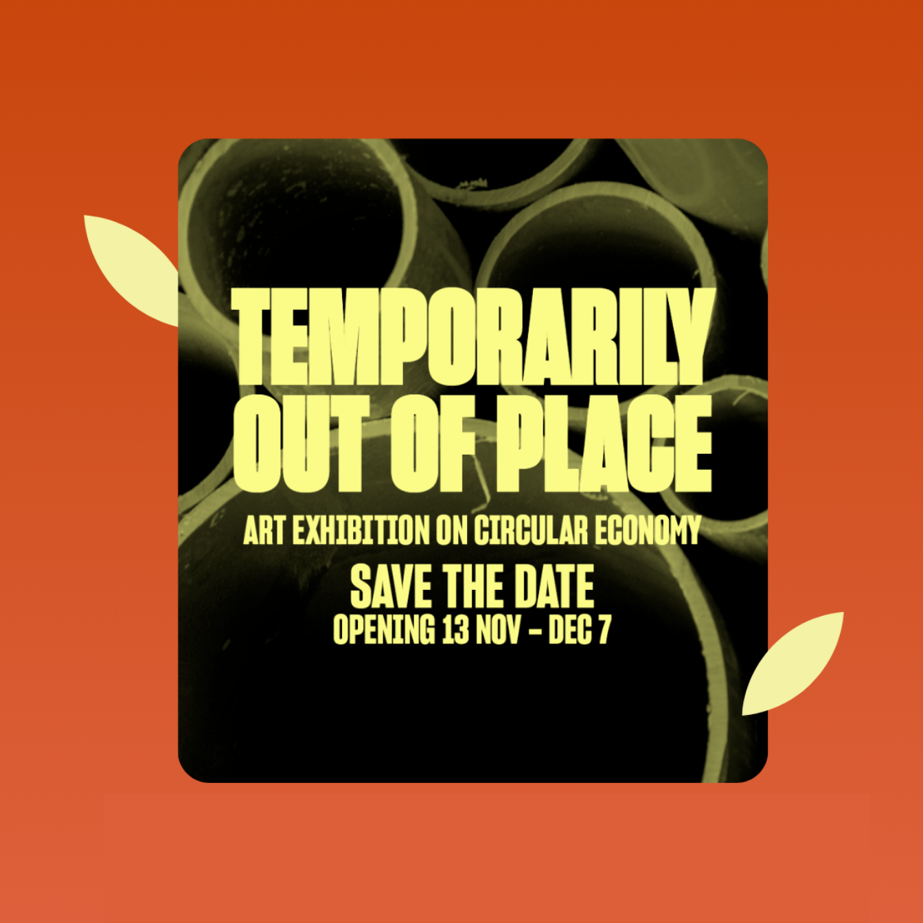 Circularity by Community poster for the event