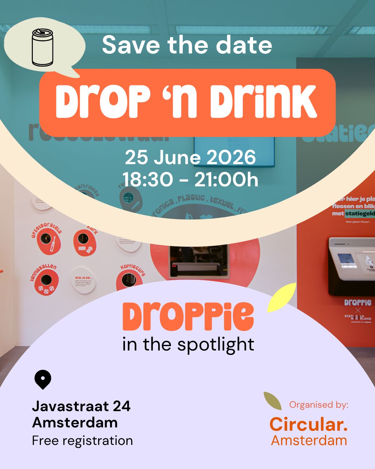 Circularity by Community poster for the event