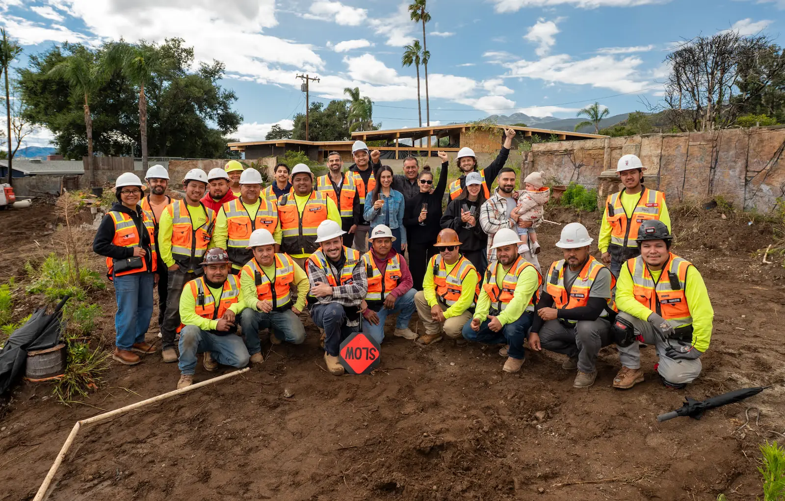 Enhaus Altadena fire rebuild groundbreaking ceremony.