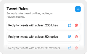 Tweet-Regeln hinzufügen