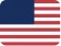 United States flag with 13 stripes and 50 stars on a blue canton.
