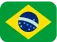 Flag of Brazil with green background, yellow diamond, blue globe, and white stars forming the Southern Cross constellation.