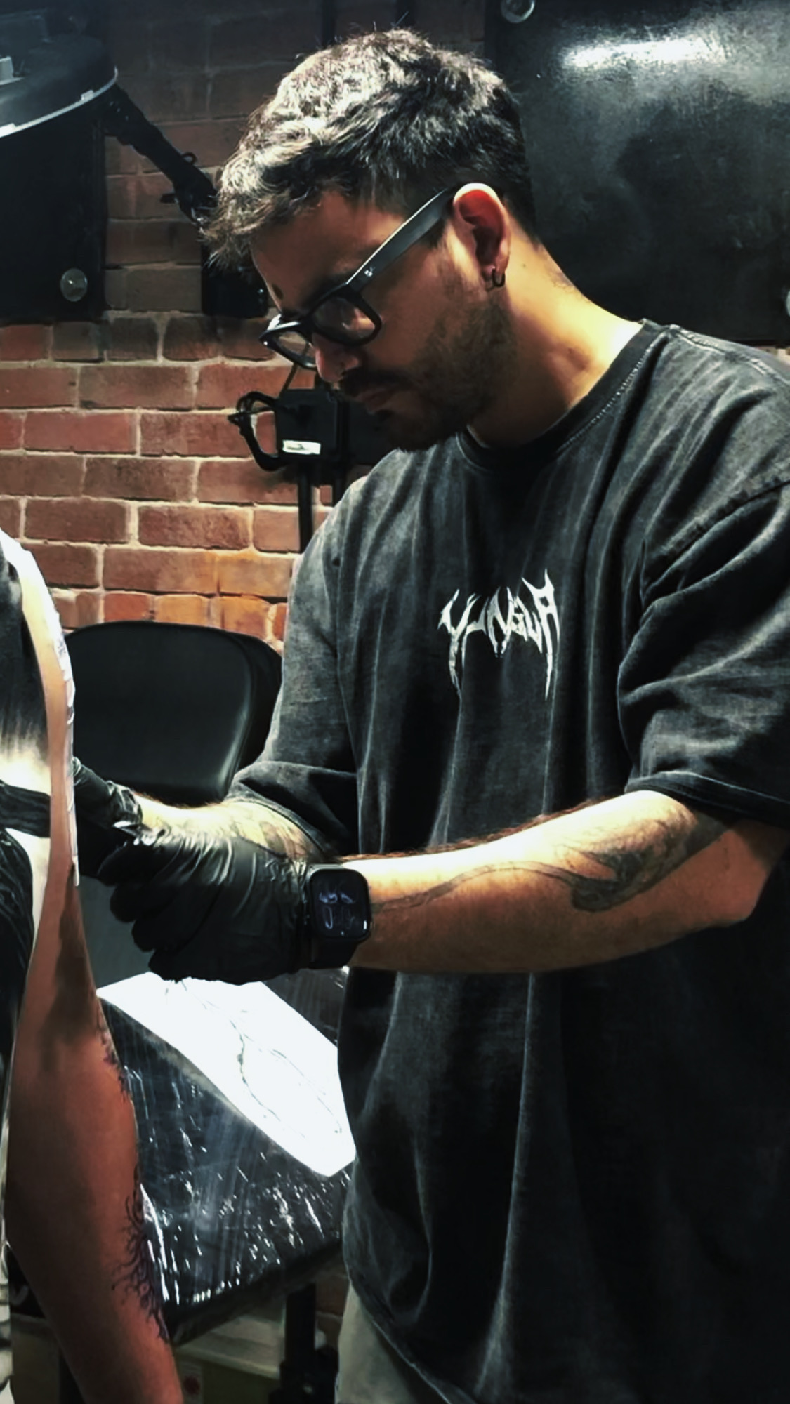 The artist behind the work 