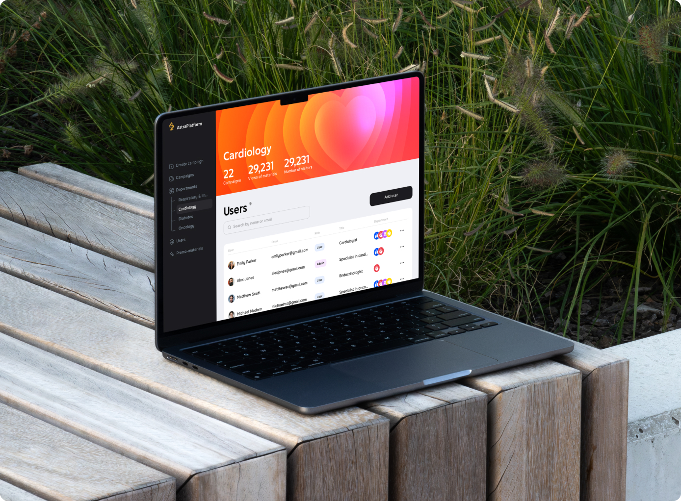 astrazeneca marketing platform for internal corporate use
