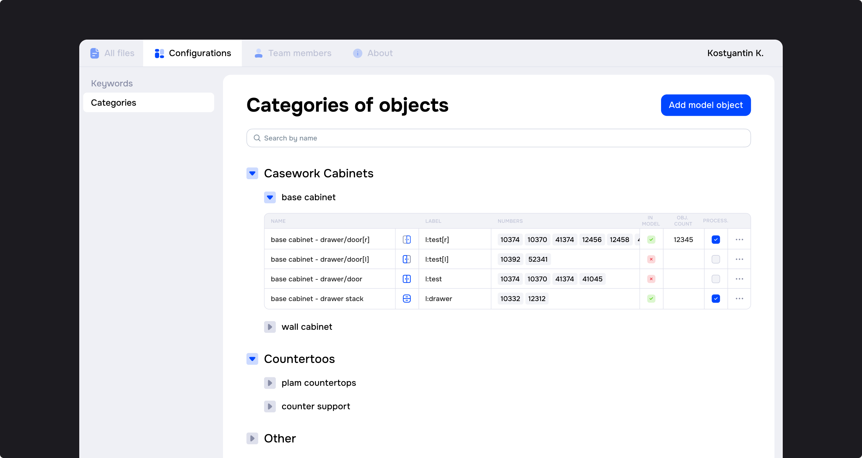 manufacturing elements required for their workflow