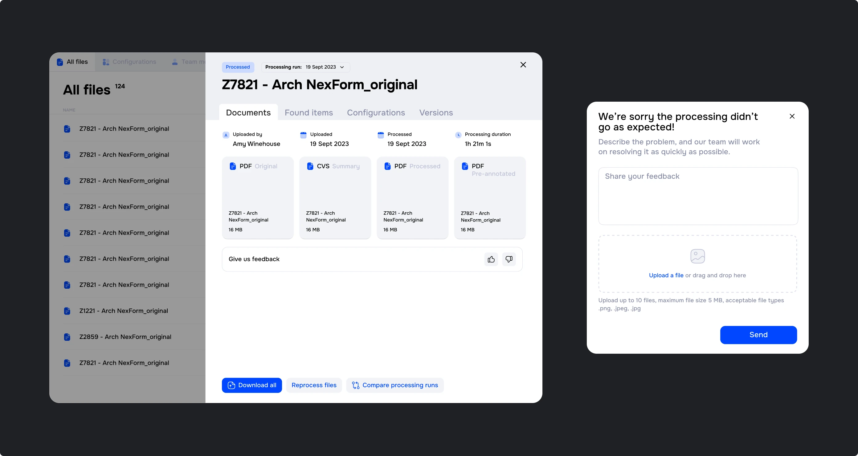 system generates structured summaries highlighting all identified objects