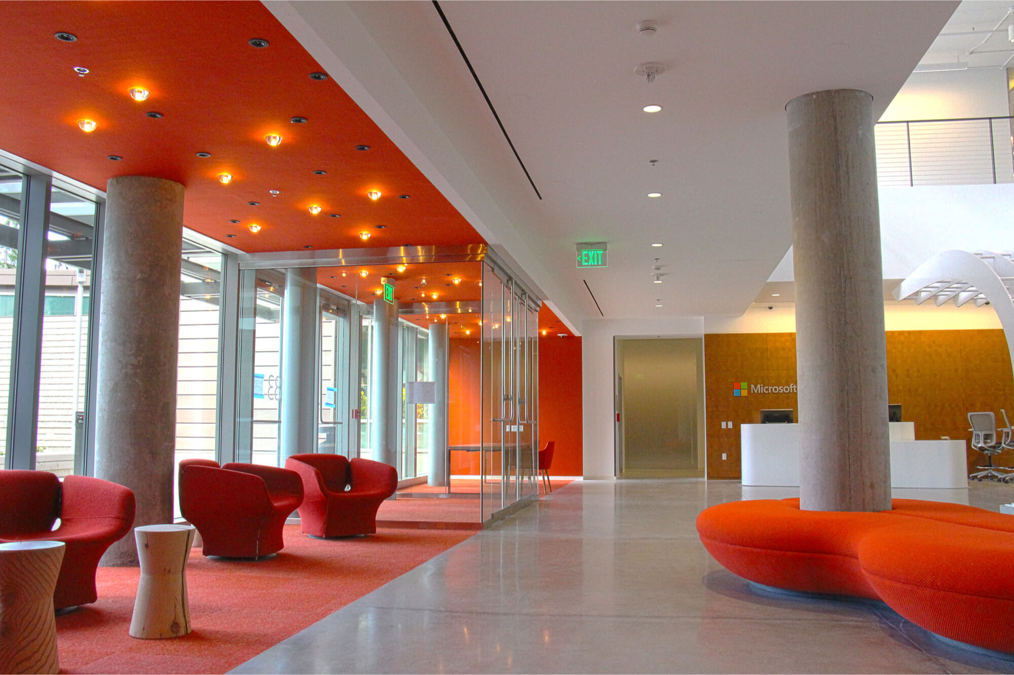 Wide view of Elements, art installation by Ethan Rose